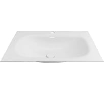 Накладная раковина в ванную Oliveeka белый мат, авиаль M115W70