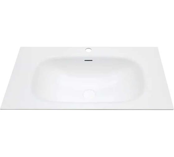 Накладная раковина в ванную Oliveeka, белый мат M115W80 1