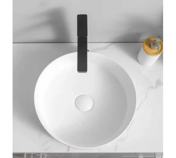 Раковина накладная на столешницу Oliveeka 305-305 белая 9514A 1