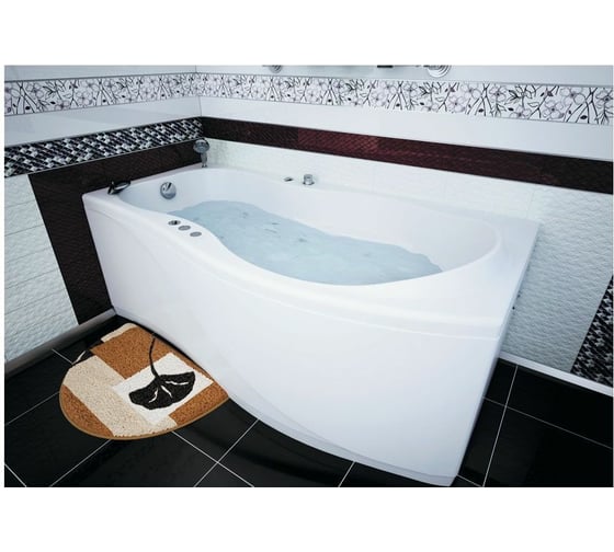 Ванна Aquanet BORNEO R 170х75/90 00203910