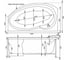 Акриловая ванна Aquanet Jersey 170x90 L 00203988 7