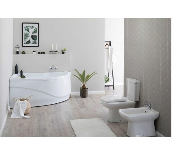 Акриловая ванна на каркасе Aquanet Graciosa 150х90 L 00205325