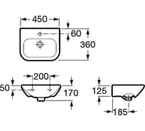 Раковина ROCA NEXO 327643000
