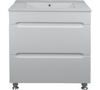 Комплект Loranto Тумба Арфа 70/2Н 720х820х470 без подсветки с раковиной LEONE AZ-7506-70 CS00071937