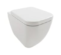 Приставной безободковый унитаз HATRIA BIANCA 36х52 см, белый Y3AL01