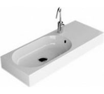 Раковина HATRIA AREA без отверстий для смесителя, белая Y0UE01