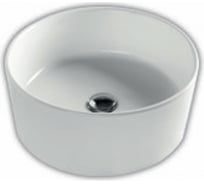 Накладная раковина HATRIA H.HOUR 07.00 без отверстий для смесителя, 44х44, белая YXSK01