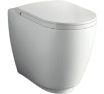 Напольный безободковый унитаз HATRIA FUSION RIMLESS белый матовый A0Y1ZA25