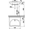 Раковина Roca ACCESS без барьеров, 64x55, без отверстия ZRU9307660 5