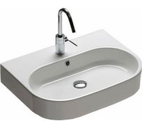 Подвесная раковина HATRIA AREA 1 отверстие для смесителя, 60х45 см, белая Y0UH01