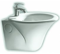 Подвесное биде HATRIA SCULTURE 1 отверстие для смесителя, 40х60 см, белое Y0BF01