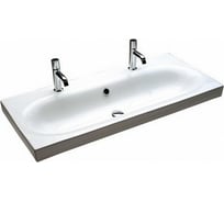 Раковина HATRIA DAYTIME подвесная или накладная, 2 отверстия для двух смесителей Y0YS01