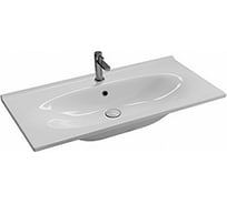 Раковина HATRIA LE FIABE 100, 1 отверстие для смесителя, подвесная или накладная Y1BQ01