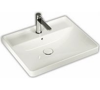 Раковина HATRIA CANALGRANDE 60, 1 отверстие для смесителя, подвесная или накладная Y1EJ01