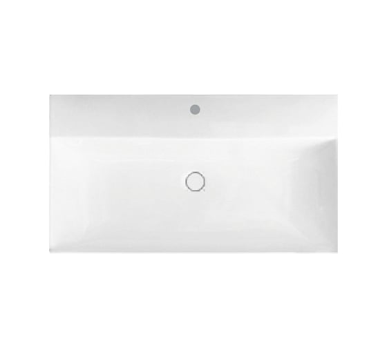 Раковина HATRIA BAHIA 80, 1 отверстие для смесителя по центру BH0800465011TS0