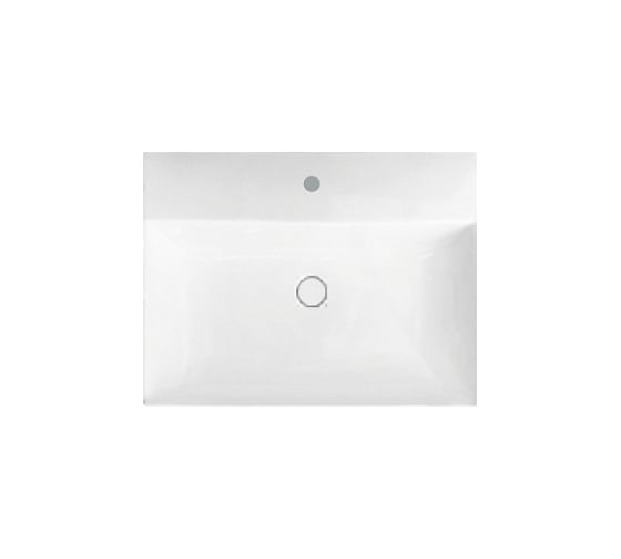 Раковина HATRIA BAHIA 50, 1 отверстие для смесителя по центру BH0500465011TS0 1