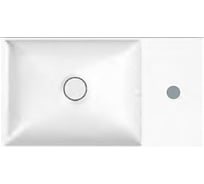 Подвесная раковина HATRIA BAHIA 45, 1 отверстие для смесителя справа по центру BH0450250011TS0