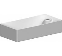 Раковина Scarabeo SOFT накладная или подвесная, без перелива, цвет White 1501