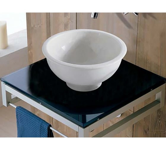Раковина Scarabeo LAVABI D ARREDO без перелива, без отверстия под смеситель, цвет White 8021