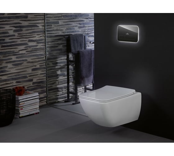 Подвесной унитаз Villeroy & Boch Venticello CeramicPlus цвет-альпийский белый 4611R0R1