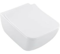 Подвесной унитаз Villeroy & Boch Verity Line шгв 375x560x330 цвет-альпийский белый 4615R001