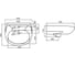 Раковина IFO Antler RL711050100 2