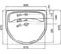 Раковина IFO Enkel RL911055100 2