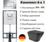 Комплект MasterFit инсталляция для подвесного унитаза с клавишей ProC S, хром глянц + Унитаз подвесной 520х370 безободковый, сиденье Soft-Close, черный матовый, форма квадрат с выступом AM.PM I012710.0251E0140 8