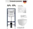 Комплект AM.PM Инстал. AM.I012709.0101 кл. PrimeFit L, б/гл + FLUIRE 208 Унитаз подвесной безободковый, быстросъёмное сиденье с микролифтом, белый глян. I012709.0101AL.FLU40208.W 2