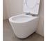 Комплект Alentori Инсталляция SITEMA панель смыва с прямоугольными кнопками, черный матовый + Унитаз подвесной Long 520х365 безободковый, Vortex, сиденье Soft-Close, белый глянцевый, форма конус ALS.SIS1102.MBCV0210 13