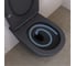 Комплект AM.PM I012711.0301 ErgoFit инсталляция для подвес унитаза с клавишей ErgoFit M пластик, белый глянцевый + Унитаз подвесной Long 520х365 безободковый, Vortex, сиденье Soft-Close, черный матовый, форма овал I012711.0301OV0240 12