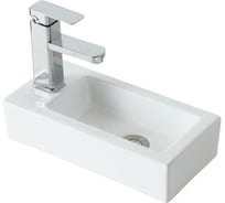 Раковина подвесная ORANGE санфарфор (чаша справа), белый B05-365RW