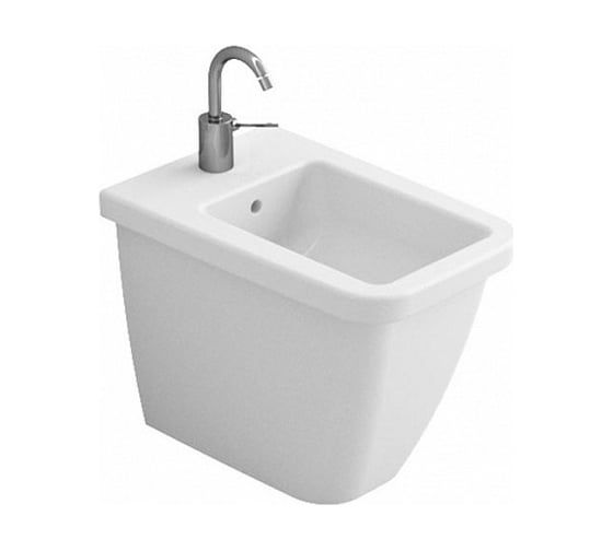 Напольное биде HATRIA ERIKA PRO Q с 1 отверстием для смесителя, 34.5х53 см, белое YXHU01