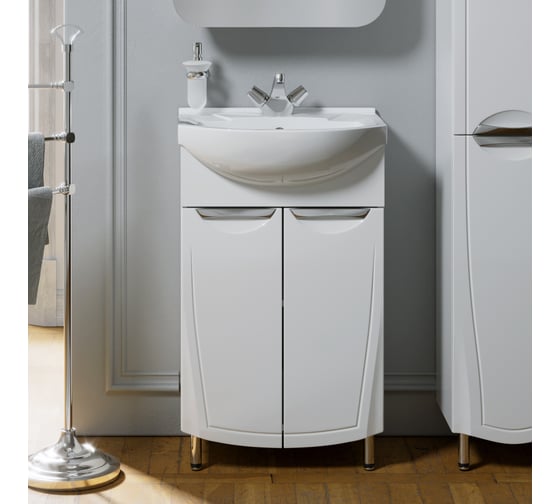 Тумба ALAVANN Monaco 55 (ум. Элеганс 55) белый ALV0712001 1