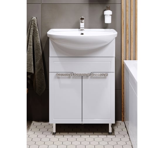 Тумба ALAVANN Vittoria 60 (ум. Уют 60) белый ALV0673001 1