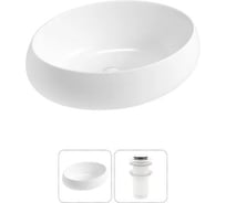 Комплект Wellsee 2 в 1 Lavinia Boho Bathroom Sink накладная раковина 50x36 см 20215066R