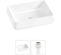 Комплект Wellsee 2 в 1 Lavinia Boho Bathroom Sink накладная раковина 50x38 см 20215431R