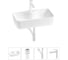 Комплект Wellsee 4 в 1 Lavinia Boho Bathroom Sink накладная раковина 54x30 см 20215282R 1