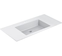 Раковина из искусственного камня VINCEA цвет белый VCB-13100W