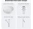 Набор 4 в 1 Wellsee Coax накладная раковина 36x36 см 20213890R 5