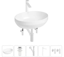 Набор 5 в 1 Wellsee Air Gap R накладная раковина 50x36 см 20212404R