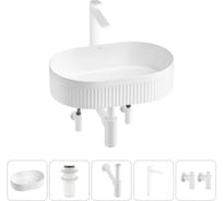 Набор 5 в 1 Wellsee Festive Fox 2.0 накладная раковина 50x32 см 20213793R