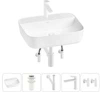 Набор 5 в 1 Wellsee Preen накладная раковина 50x40 см 20214330R