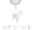 Набор 6 в 1 Wellsee Belle Spa накладная раковина 38x38 см 20218406R 1
