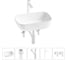 Комплект Wellsee 5 в 1 Lavinia Boho Bathroom Sink накладная раковина 46x33 см 20215206R 1