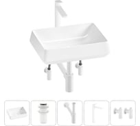 Комплект Wellsee 5 в 1 Lavinia Boho Bathroom Sink накладная раковина 50x38 см 20215443R