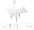 Комплект Wellsee 5 в 1 Lavinia Boho Bathroom Sink накладная раковина 59x39 см 20215302R 1