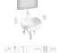 Комплект Wellsee 7 в 1 Lavinia Boho Bathroom Sink накладная раковина 42x42 см 20219448R 1
