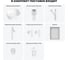 Комплект Wellsee 7 в 1 Lavinia Boho Bathroom Sink накладная раковина 42x42 см 20219448R 8