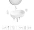 Комплект Wellsee 7 в 1 Lavinia Boho Bathroom Sink накладная раковина 55x32 см 20219496R 1